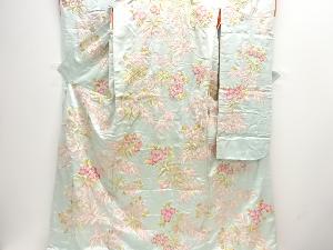 アンティーク　枝花模様刺繍花嫁衣装打掛